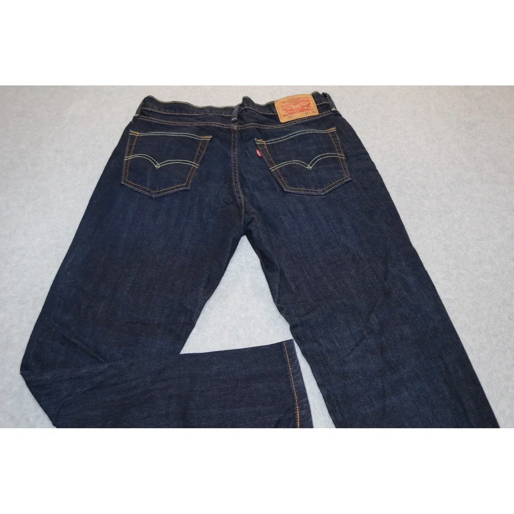 Levi's Strauss & Co. 541 Athletic Taper Men 34x31 Dark Wash Indigo Denim Jeans